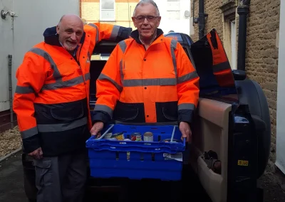 Welfare pack delivery